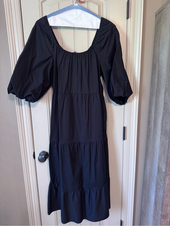 Show Me Your MuMu Dresses & Skirts - ShowMeYourMumu Day or Night Black Poplin Midi - Large